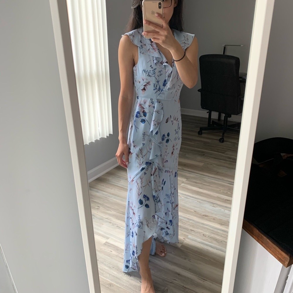Banana Republic floral maxi dress